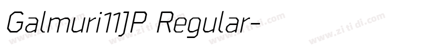 Galmuri11JP Regular字体转换